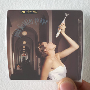 Helloween Pink Bubbles Go Ape Album Cover Sticker