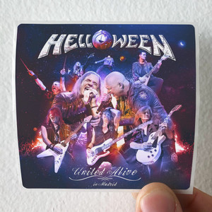 Helloween United Alive In Madrid Album Cover Sticker