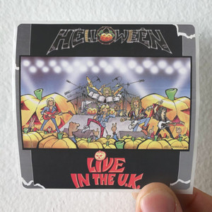 Helloween Live In The Uk Album Cover Sticker