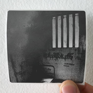 Happy Days Melancholic Memories Album Cover Sticker