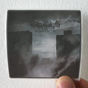 Happy Days Defeated By Life Album Cover Sticker Happy Days Defeated By Life Album Cover Sticker