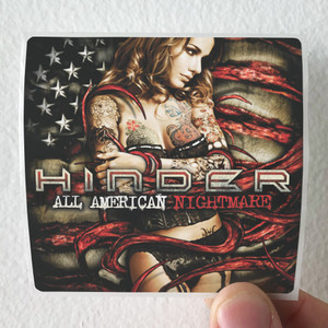 Hinder All American Nightmare 2 Album Cover Sticker Hinder All American Nightmare 2 Album Cover Sticker