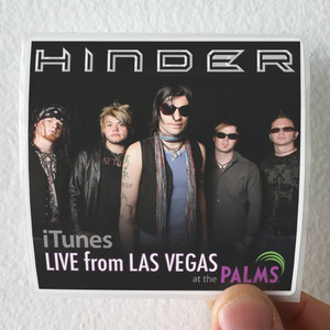 Hinder Live From Las Vegas At The Palms Album Cover Sticker