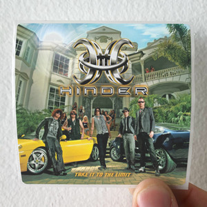 Hinder Take It To The Limit Album Cover Sticker