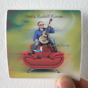 Heinz Rudolf Kunze Die Gunst Der Stunde Album Cover Sticker