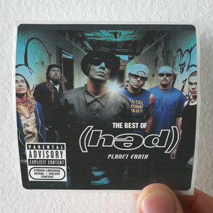 hed pe The Best Of Hd Planet Earth Album Cover Sticker hed pe The Best Of Hd Planet Earth Album Cover Sticker