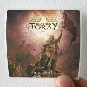 Heathen Foray Into Battle Album Cover Sticker
