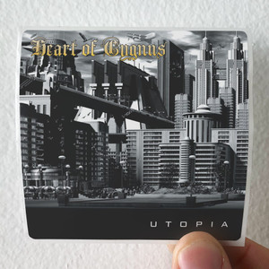 Heart of Cygnus Utopia Album Cover Sticker
