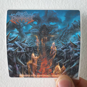 Habitual Depravity Realms Of Abysmal Servitude Album Cover Sticker