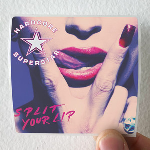Hardcore Superstar Split Your Lip Album Cover Sticker Hardcore Superstar Split Your Lip Album Cover Sticker