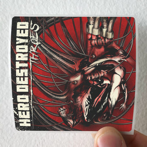 Hero Destroyed Throes Album Cover Sticker Hero Destroyed Throes Album Cover Sticker