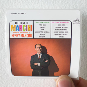 Henry Mancini The Best Of Mancini Album Cover Sticker Henry Mancini The Best Of Mancini Album Cover Sticker