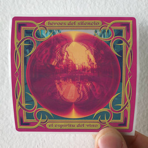 Heroes del Silencio El Espritu Del Vino 1 Album Cover Sticker