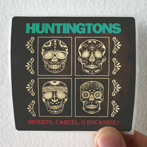 Huntingtons Muerto Carcel O Rocanrol Album Cover Sticker Huntingtons Muerto Carcel O Rocanrol Album Cover Sticker
