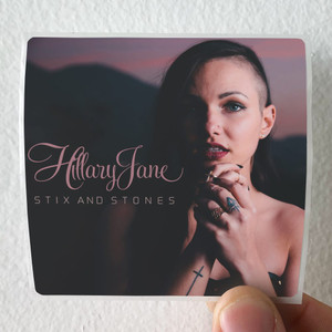 HillaryJane Stix And Stones Album Cover Sticker