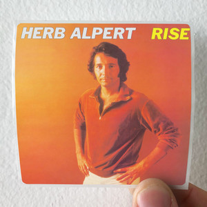 Herb Alpert Rise Album Cover Sticker Herb Alpert Rise Album Cover Sticker