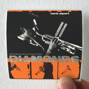 Herb Alpert Diamonds Album Cover Sticker Herb Alpert Diamonds Album Cover Sticker