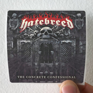 Hatebreed The Concrete Confessional Album Cover Sticker Hatebreed The Concrete Confessional Album Cover Sticker
