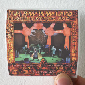 Hawkwind Spirit Of The Age An Anthology 19761984 3 Album Cover Sticker