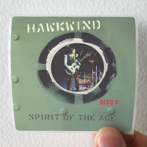 Hawkwind Spirit Of The Age An Anthology 19761984 2 Album Cover Sticker Hawkwind Spirit Of The Age An Anthology 19761984 2 Album Cover Sticker