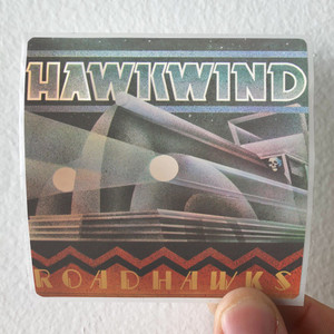 Hawkwind Roadhawks Album Cover Sticker