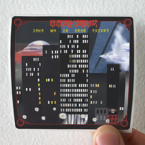 Hawkwind Take Me To Your Future Album Cover Sticker