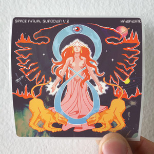 Hawkwind Space Ritual Volume 2 Album Cover Sticker Hawkwind Space Ritual Volume 2 Album Cover Sticker