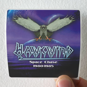 Hawkwind Space Chase 1980 1985 Album Cover Sticker Hawkwind Space Chase 1980 1985 Album Cover Sticker