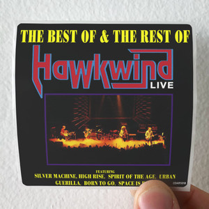 Hawkwind Best Of The Rest Of Album Cover Sticker