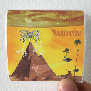 Hawkwind 25 Years On Album Cover Sticker