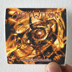 Hellwitch Omnipotent Convocation Album Cover Sticker