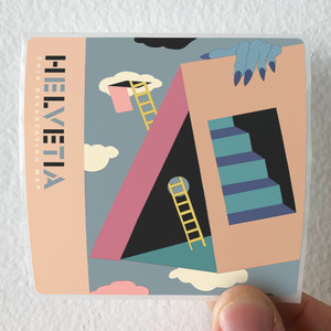 Helvetia This Devastating Map Album Cover Sticker