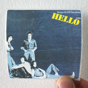 Hello Keep Us Off The Streets Album Cover Sticker