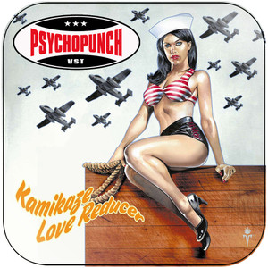 Psychopunch Kamikaze Love Reducer Album Cover Sticker Album Cover Sticker