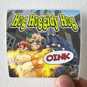 Hog Hoggidy Hog Oink Album Cover Sticker