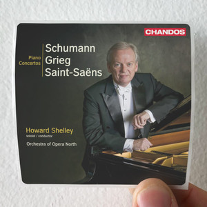 Howard Shelley Piano Concertos Album Cover Sticker