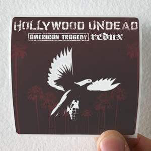 Hollywood Undead American Tragedy Redux Album Cover Sticker Hollywood Undead American Tragedy Redux Album Cover Sticker