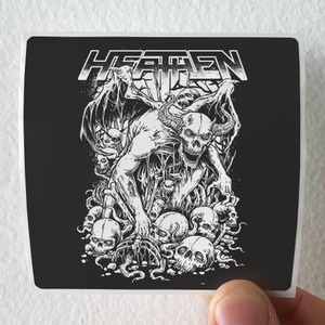 Heathen Pray For Death Album Cover Sticker Heathen Pray For Death Album Cover Sticker