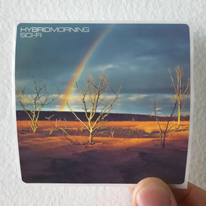 Hybrid Morning Sci Fi Album Cover Sticker