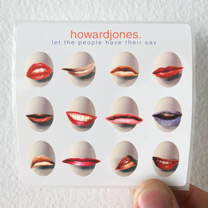 Howard Jones Let The People Have Their Say 1 Album Cover Sticker