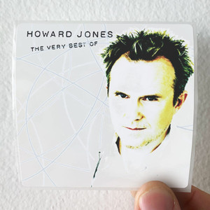 Howard Jones The Very Best Of Howard Jones Album Cover Sticker Howard Jones The Very Best Of Howard Jones Album Cover Sticker