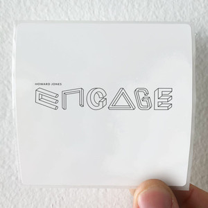 Howard Jones Engage Album Cover Sticker