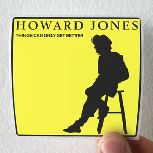 Howard Jones Things Can Only Get Better Album Cover Sticker Howard Jones Things Can Only Get Better Album Cover Sticker