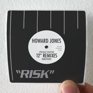 Howard Jones Risk Specially Selected 12 Mixes Album Cover Sticker