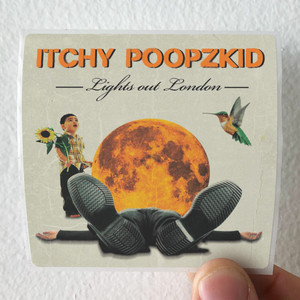 Itchy Poopzkid Lights Out London Album Cover Sticker Itchy Poopzkid Lights Out London Album Cover Sticker