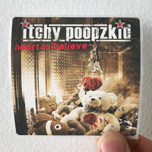 Itchy Poopzkid Heart To Believe Album Cover Sticker