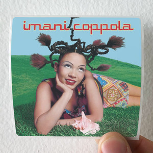 Imani Coppola Chupacabra Album Cover Sticker Imani Coppola Chupacabra Album Cover Sticker
