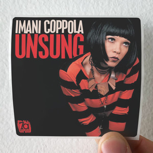 Imani Coppola Unsung Album Cover Sticker Imani Coppola Unsung Album Cover Sticker