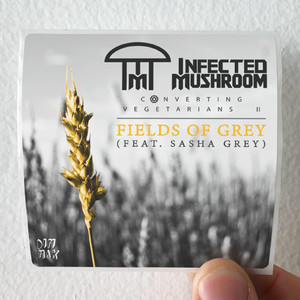 Infected Mushroom Fields Of Grey Album Cover Sticker Infected Mushroom Fields Of Grey Album Cover Sticker