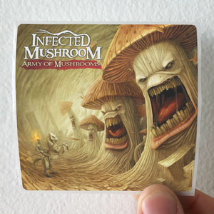 Infected Mushroom Army Of Mushrooms Album Cover Sticker Infected Mushroom Army Of Mushrooms Album Cover Sticker